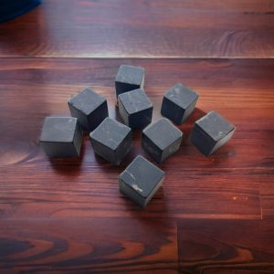 Whiskey Stones Made of Shungite